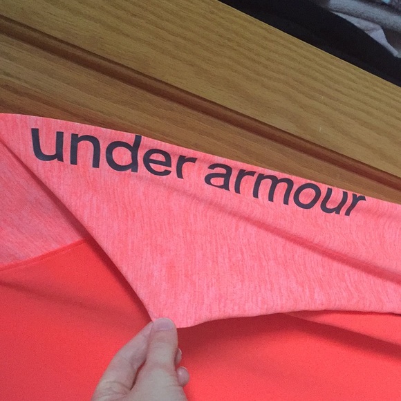 Neon orange Under Armour 1/4 Zip - Picture 5 of 6